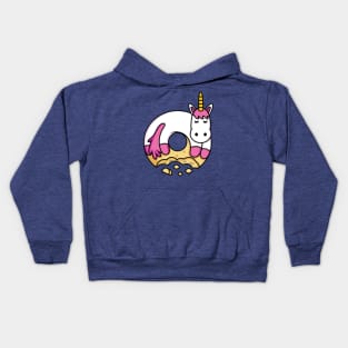 donut unicorn 3 Kids Hoodie